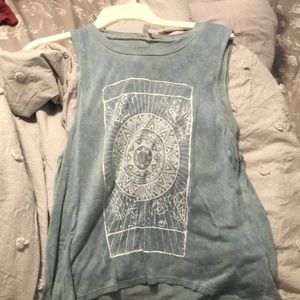 Blue tank